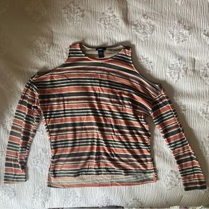 Striped Pink Sweater (XS) - Rue 21 - Office Chic!